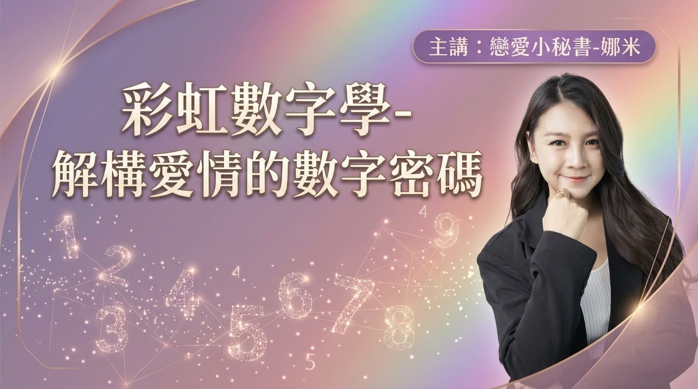 彩虹數字探索你的⽣命藍圖